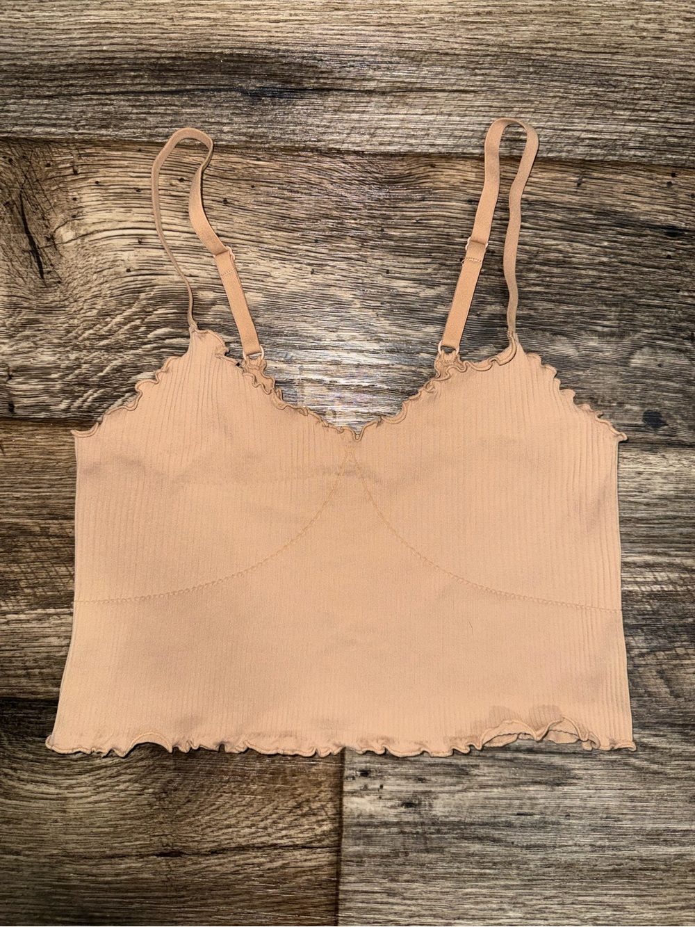 Aerie Ruffle Trim Seamless Tank